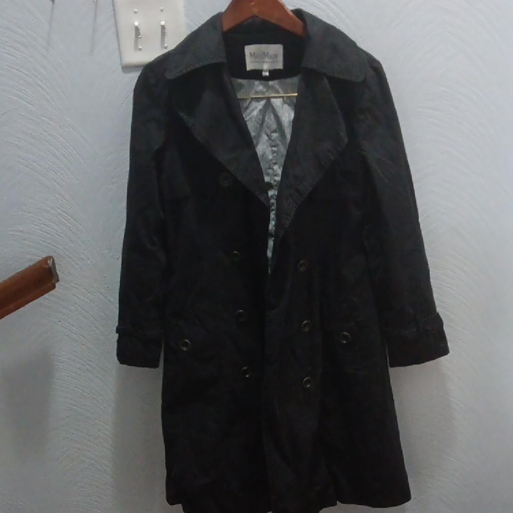 Black Men's Trench Coat